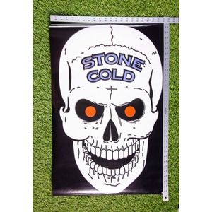 Stone Cold Steve Austin Skull Poster WWF Wrestling Vintage 1998 #WO 09